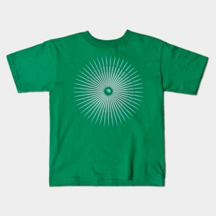 concentric green Kids T-Shirt